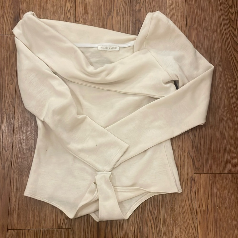 Chelsea & Violet Cream Bodysuit